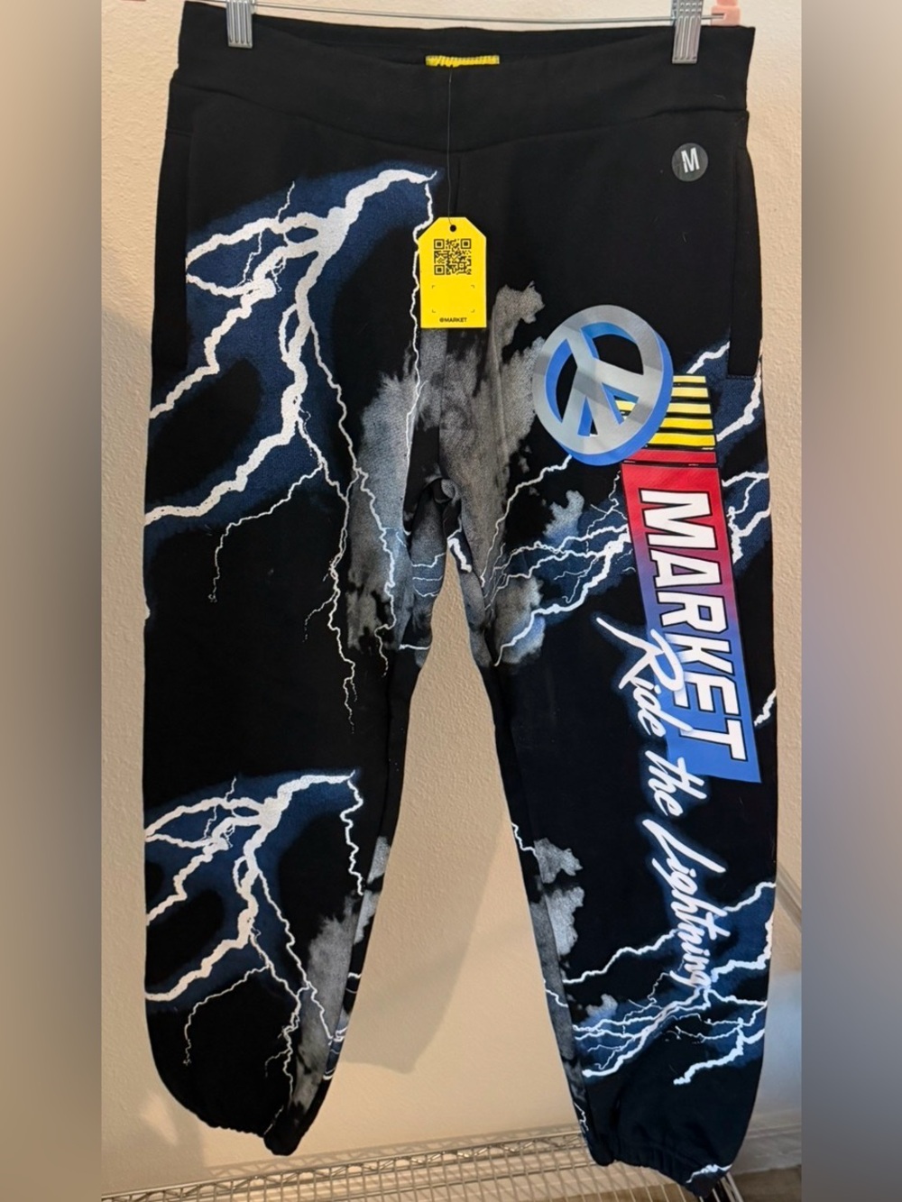 Market Ride the Lightning Black Sweatpants